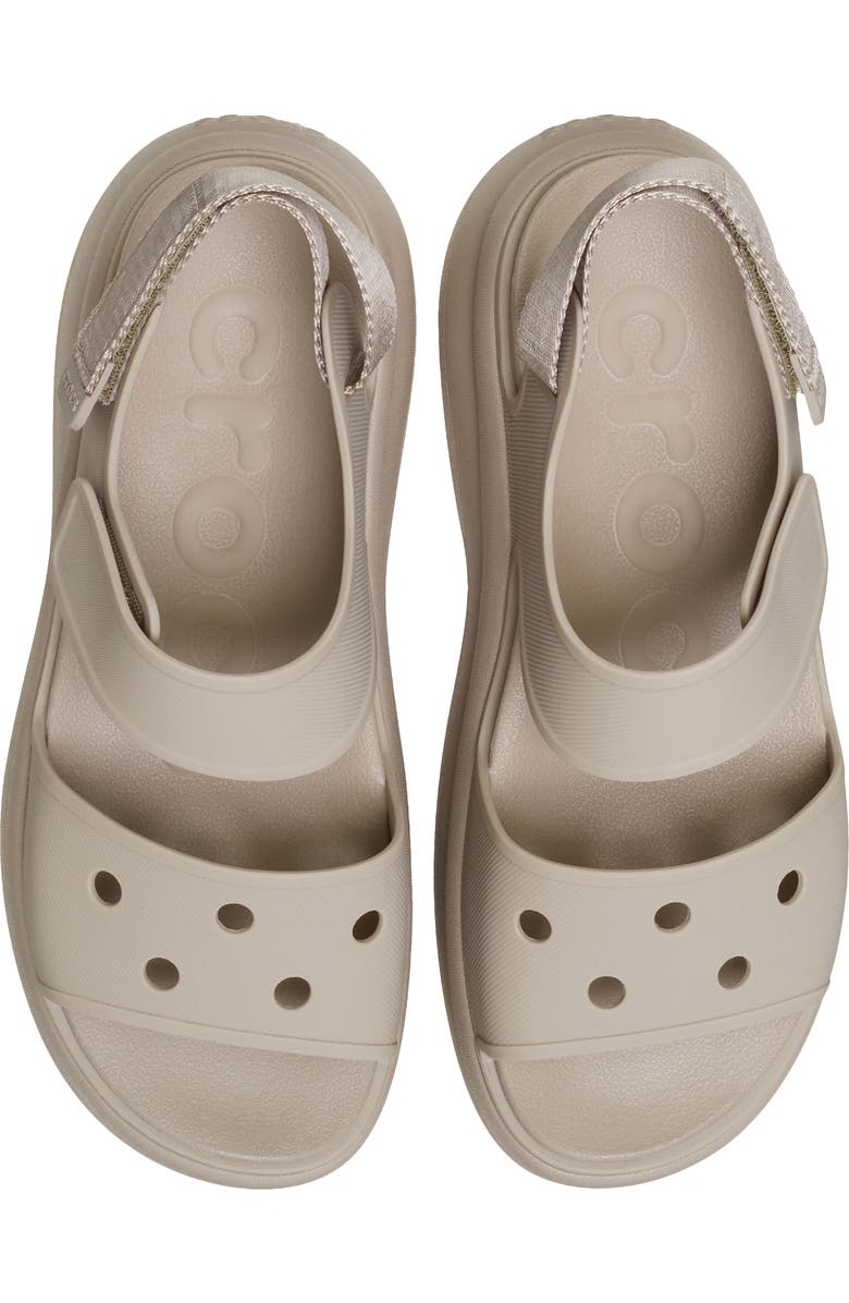 CROCS Soho Platform Sandal, Alternate, color, Brown