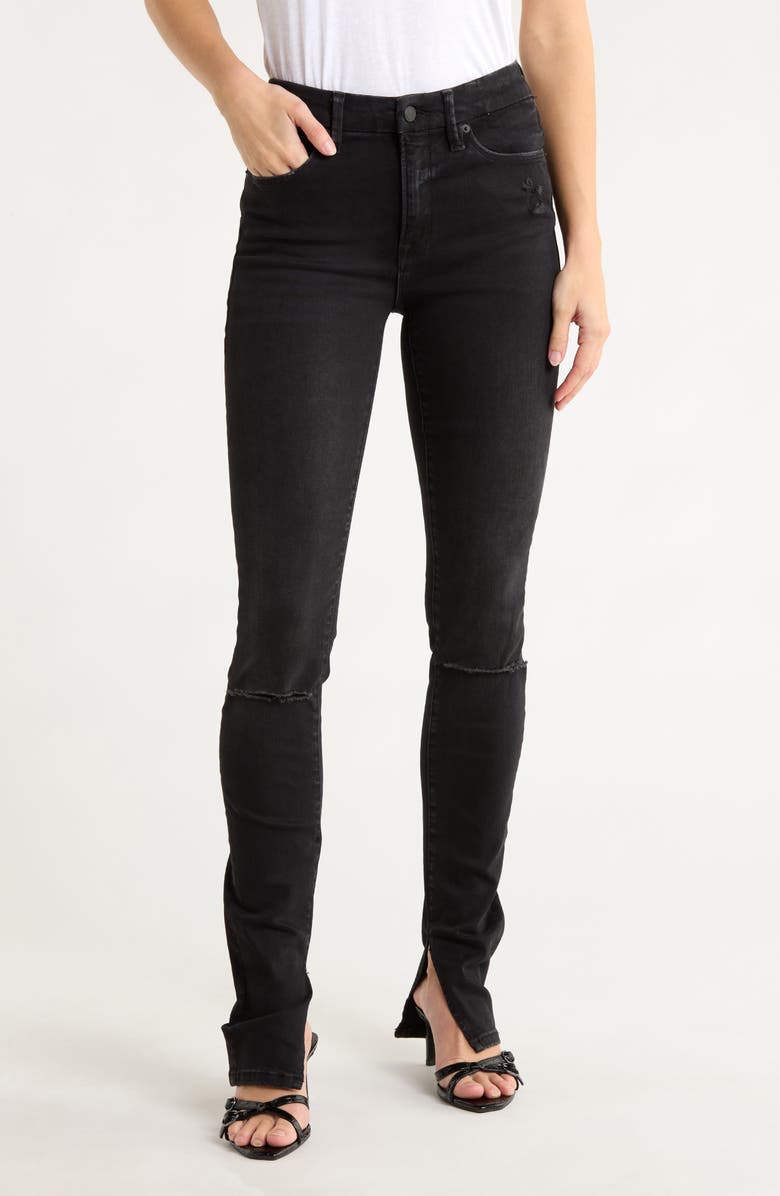 Good American Always Fits Good Legs Skinny Jeans, Main, color, Black335
