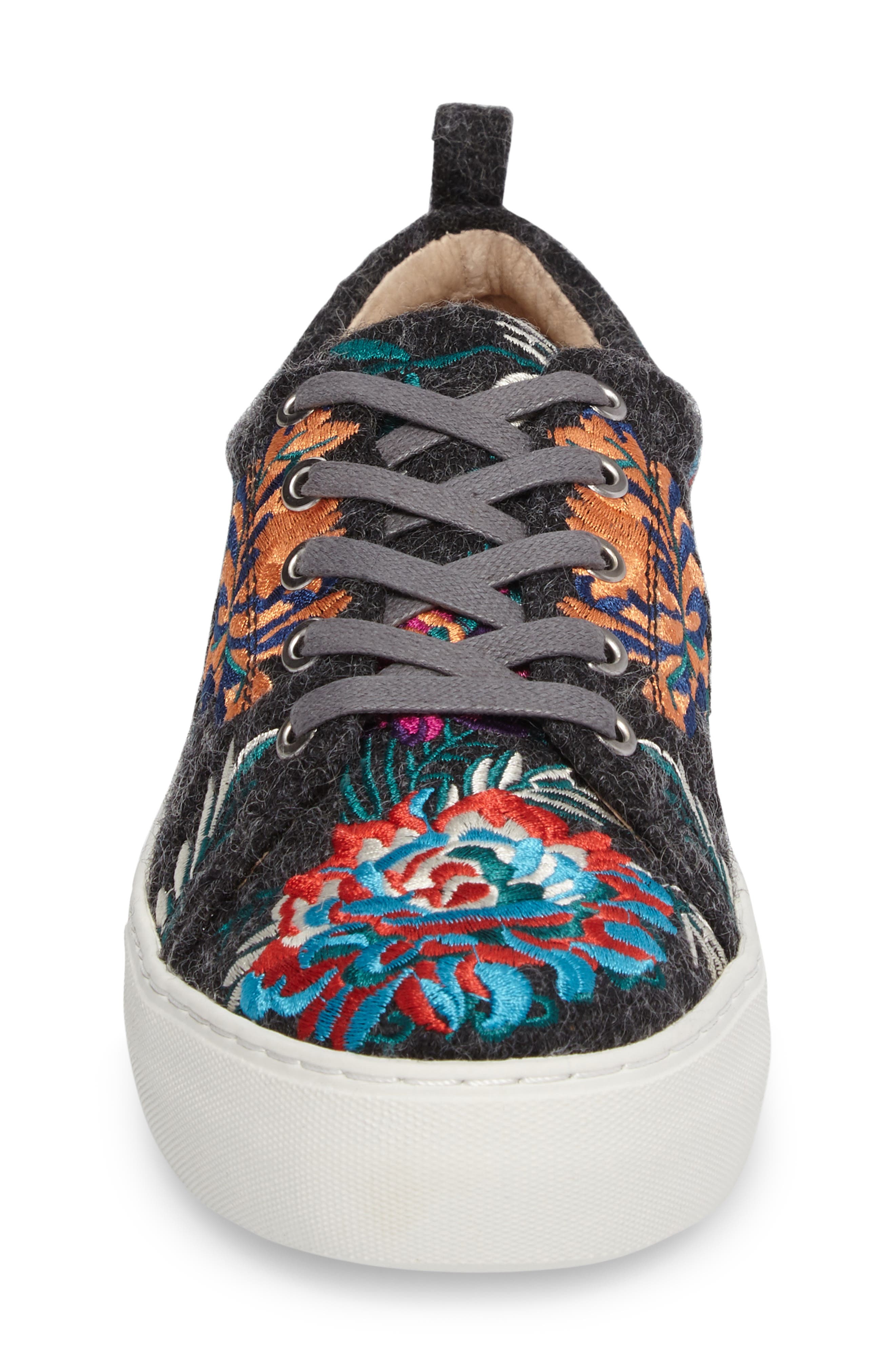 JSlides Aprie Embroidered Sneaker, Alternate, color, 