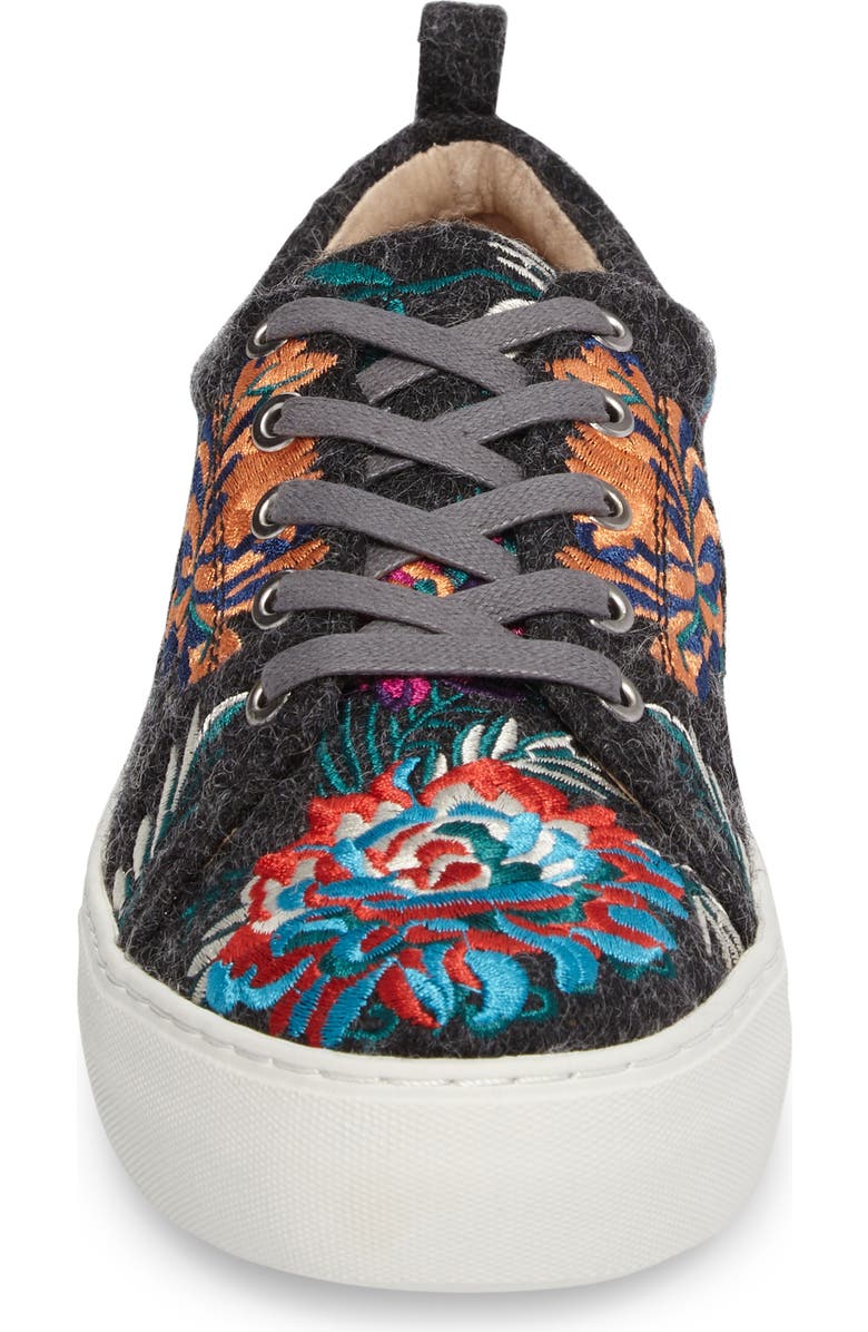 JSlides Aprie Embroidered Sneaker, Alternate, color,