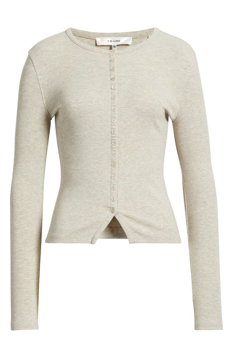 FRAME The Rib Splay Top, Alternate, color, Oatmeal Heather