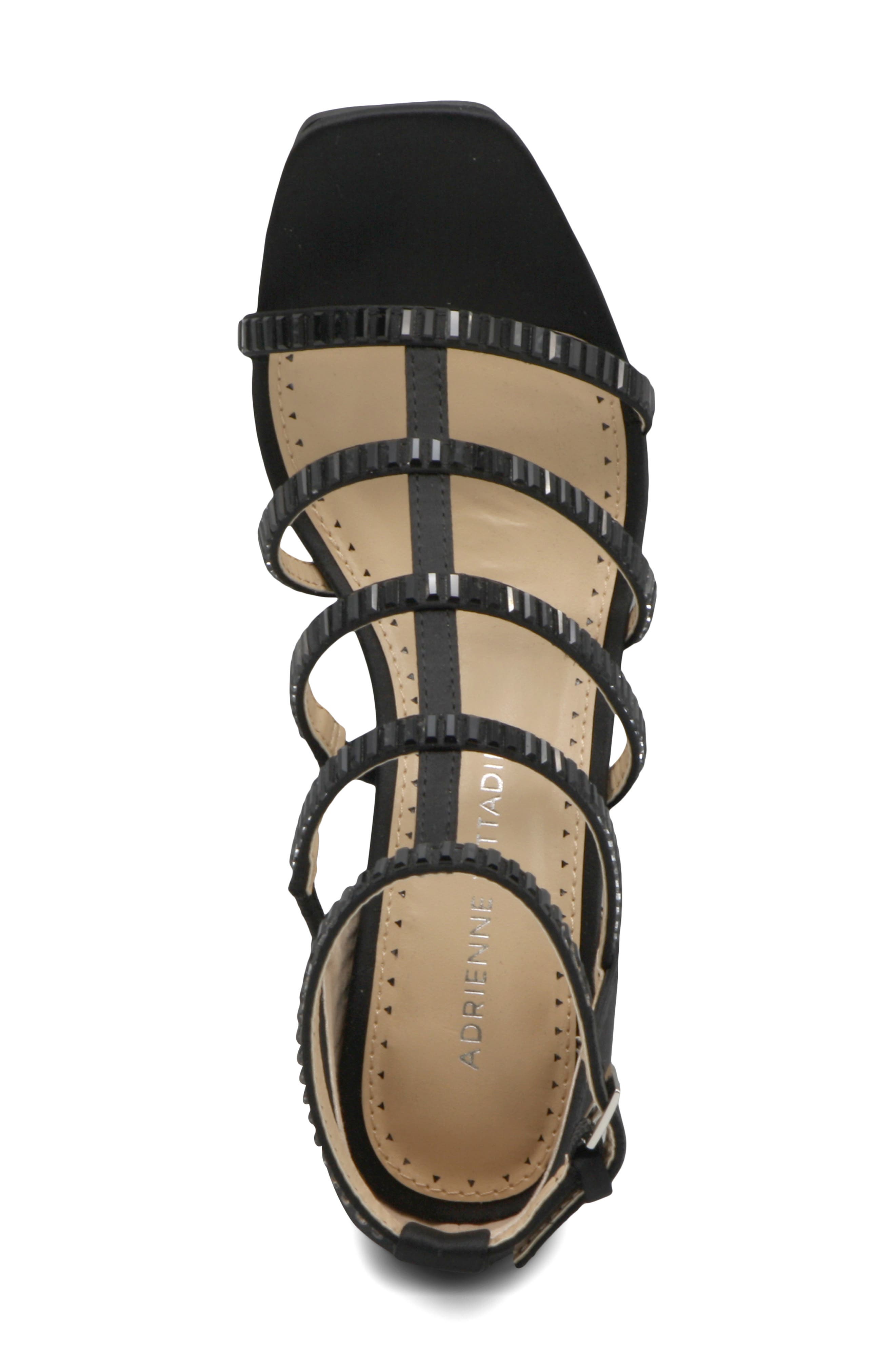 Adrienne Vittadini Goldie Strappy Cage Sandal, Alternate, color, 