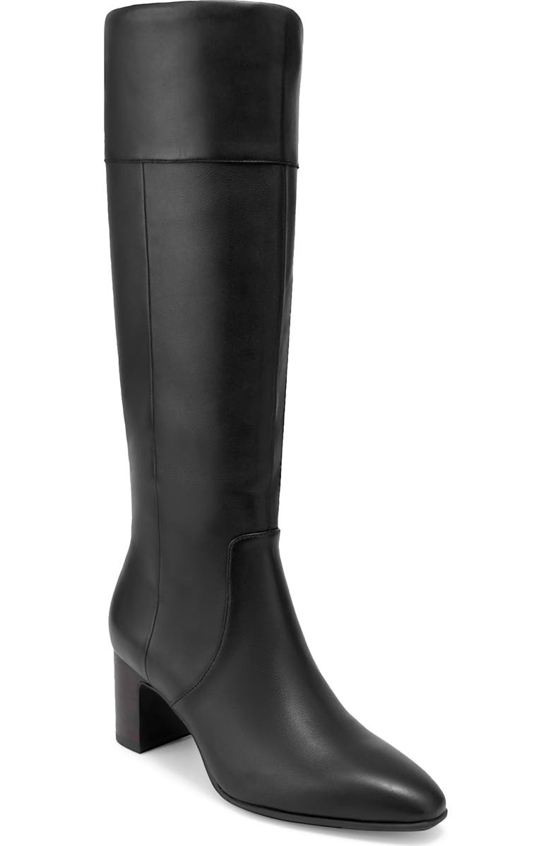 Aerosoles Minerva Knee High Boot, Main, color, Black Leather