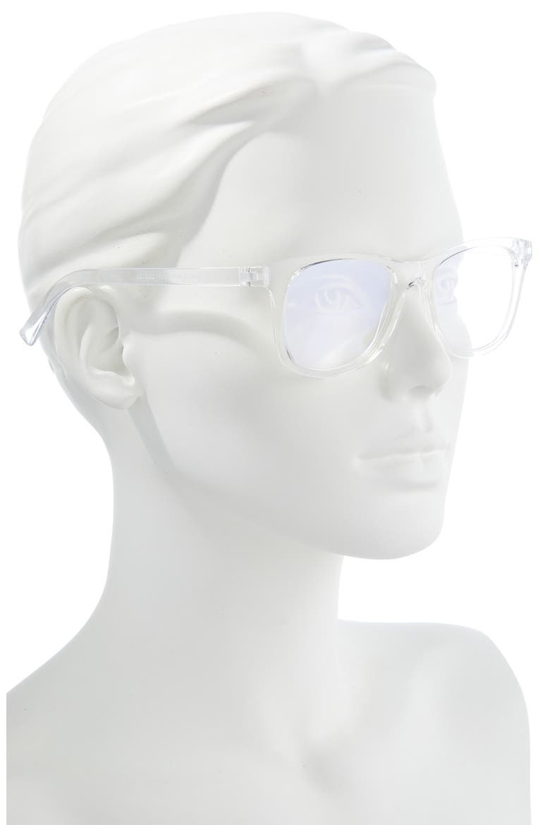 Grime in Banishment 52mm Blue Light Blocking Reading Glasses, Alternate, color, CLEAR