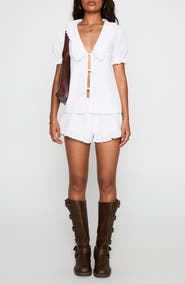 Princess Polly Eternal Sun Collared Top & Shorts Set