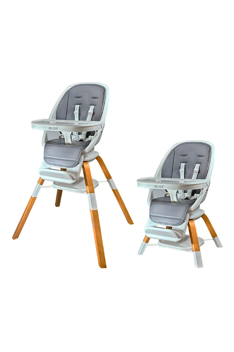 TrüBliss™ 2-in-1 Turn-A-Tot High Chair with 360° Swivel, Main, color, EARL GREY