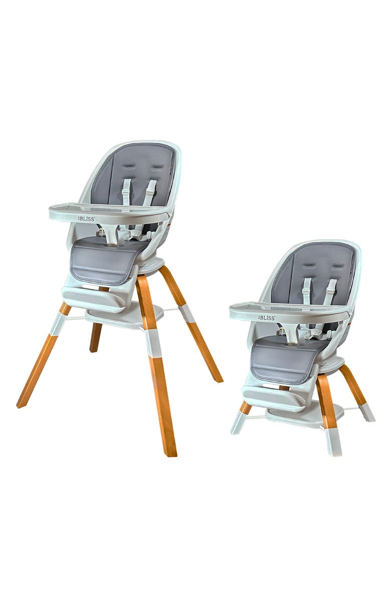 Little Partners TrüBliss<sup>™</sup> 2-in-1 Turn-A-Tot High Chair with 360° Swivel, Main, color, Earl Grey