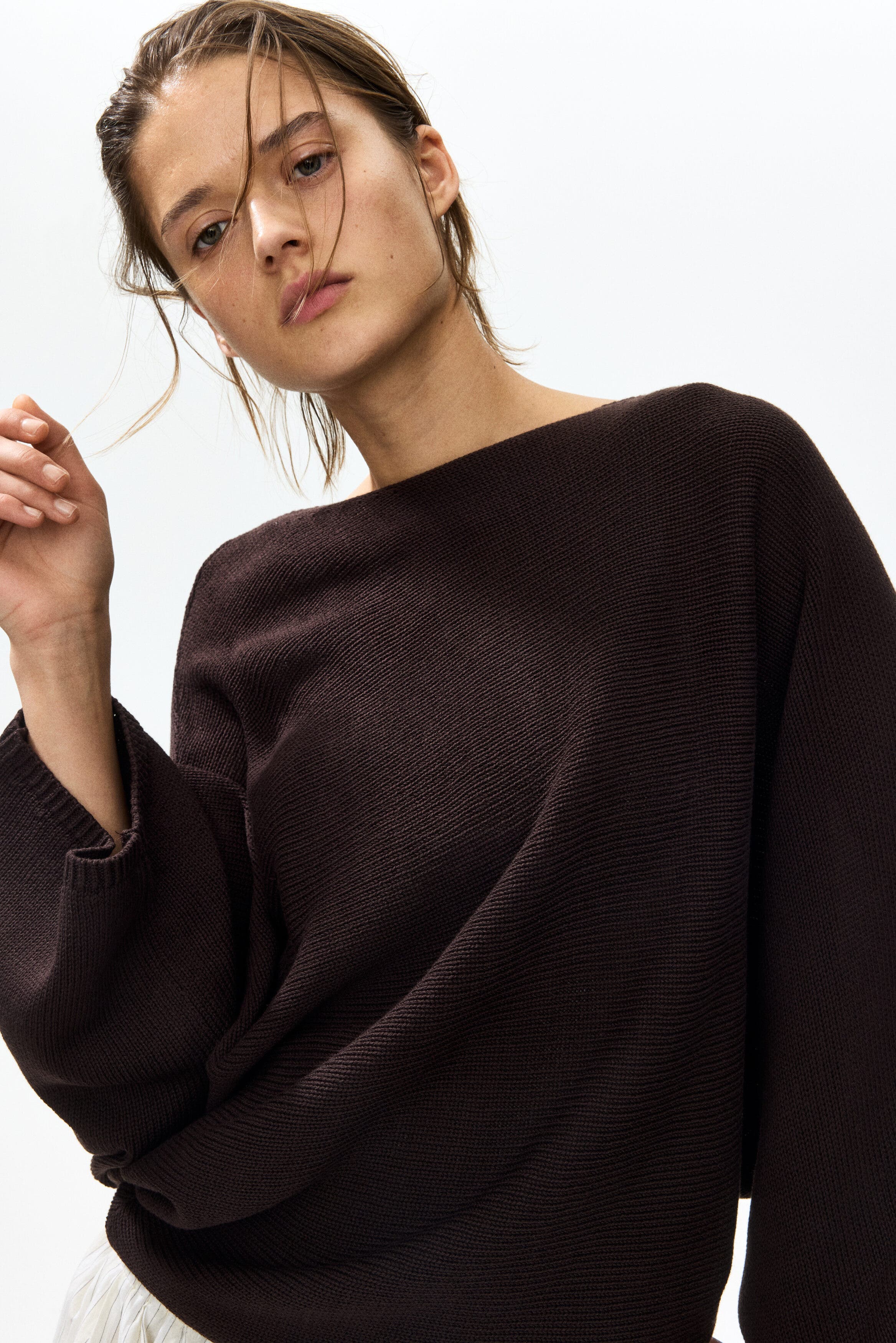Batwing-sleeved Jumper - image 2