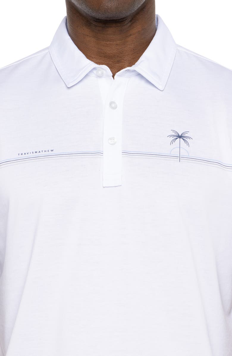 TravisMathew Luna Sol Stripe Polo, Alternate, color, 