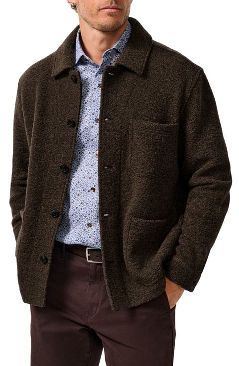 Fergus Wool & Cashmere Blend Chore Jacket