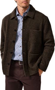 David Donahue Fergus Wool & Cashmere Blend Chore Jacket