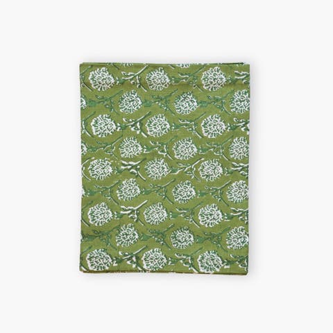 Nikhar Pure Linen Hand Printed Table Runner