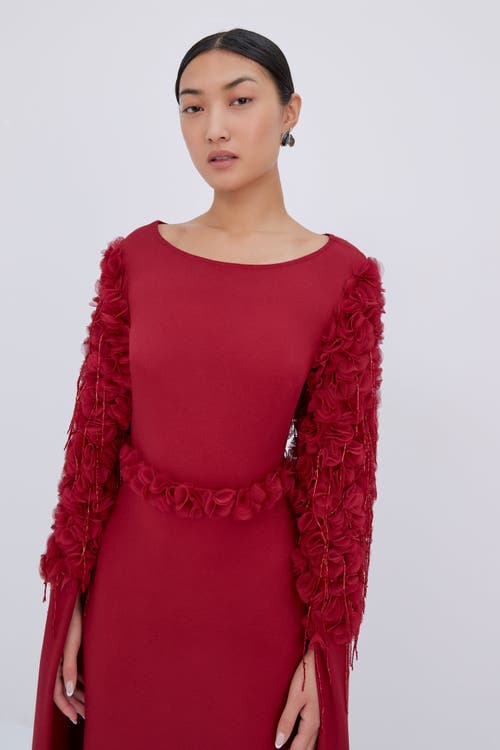 Raishma Louisa Gown In Red