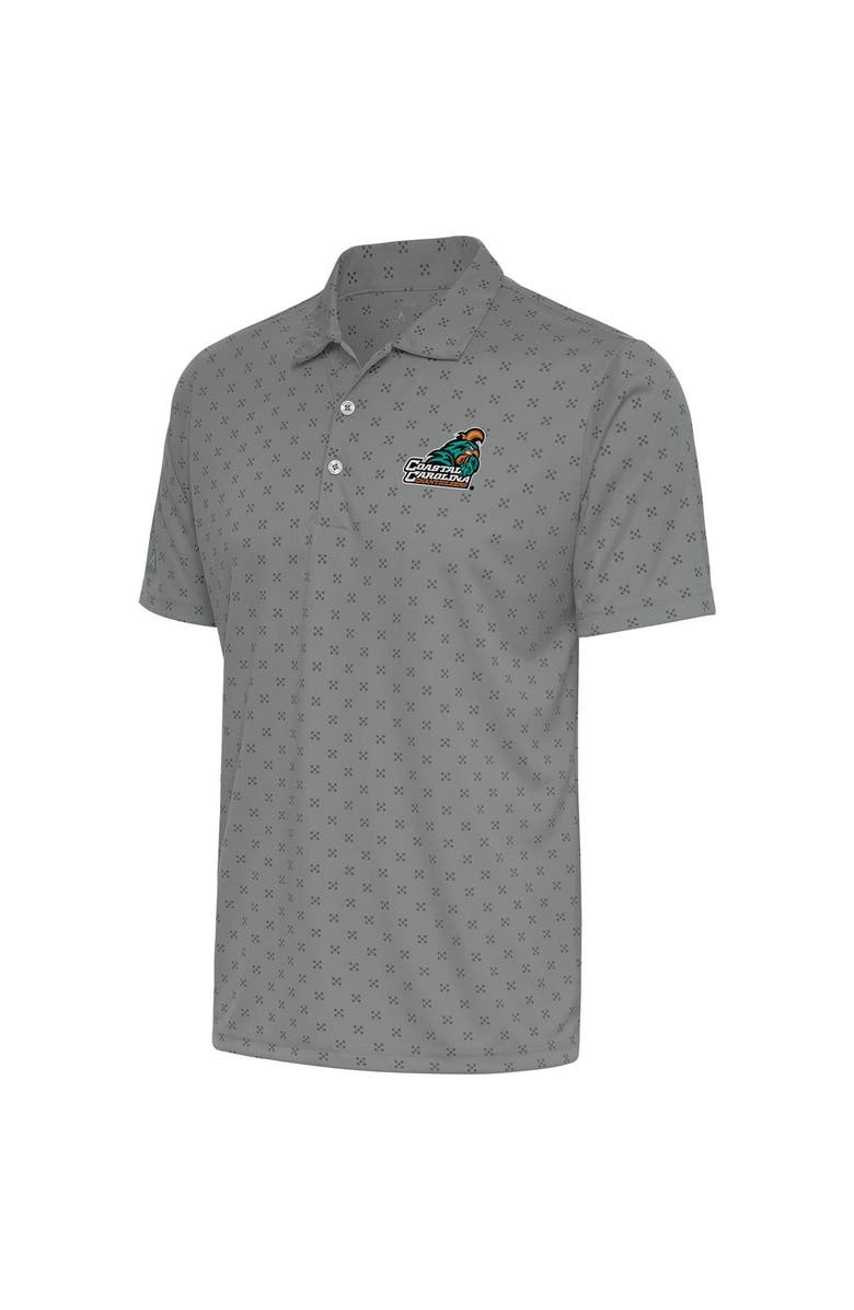 ANTIGUA Men's Antigua  Steel Coastal Carolina Chanticleers Spark Polo, Main, color, 