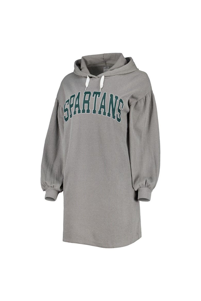 Women's Gameday Couture Gray Michigan State Spartans Game Winner Vintage Wash Tri-Blend Dress, Alternate, color, Gray