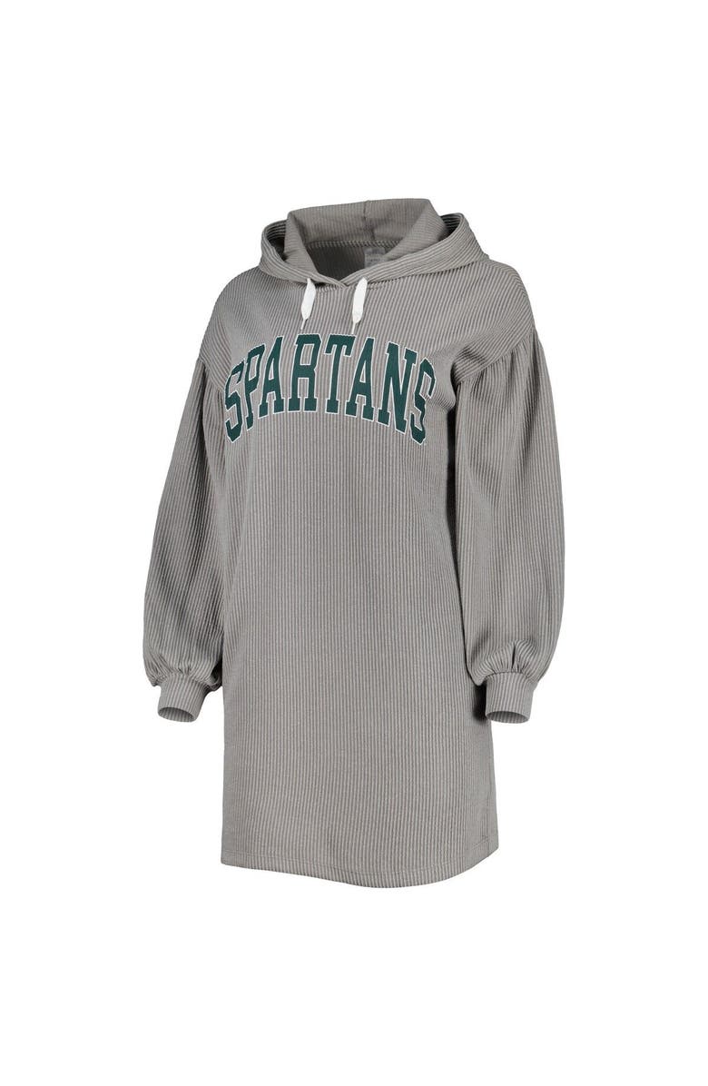 GAMEDAY COUTURE Women's Gameday Couture Gray Michigan State Spartans Game Winner Vintage Wash Tri-Blend Dress, Alternate, color, Gray