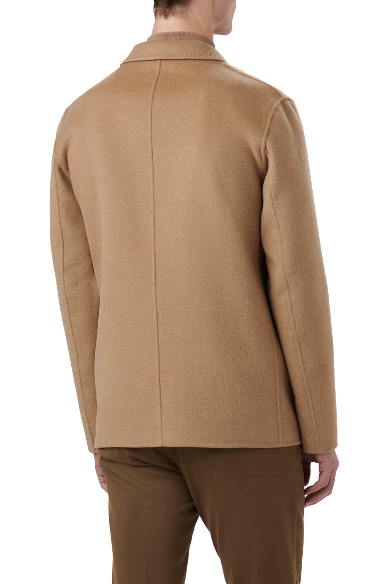 Wool Blend Double Button Blazer, Alternate, color, CAMEL