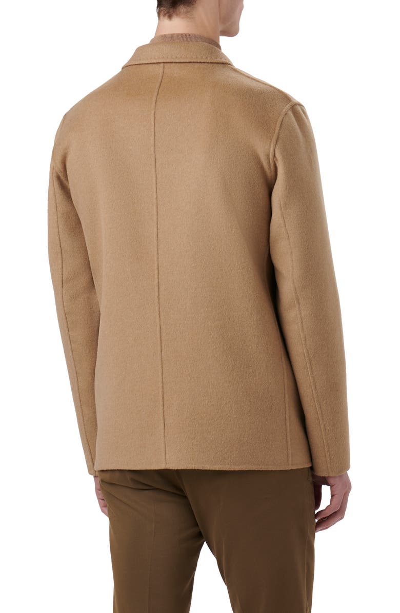 Bugatchi Wool Blend Double Button Blazer, Alternate, color, Camel