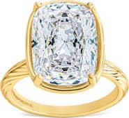Sterling Forever Taylor's Elongated Cubic Zirconia Ring