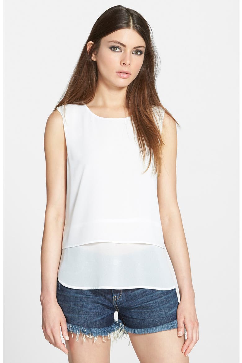 Double Layer Shell, Main, color, IVORY