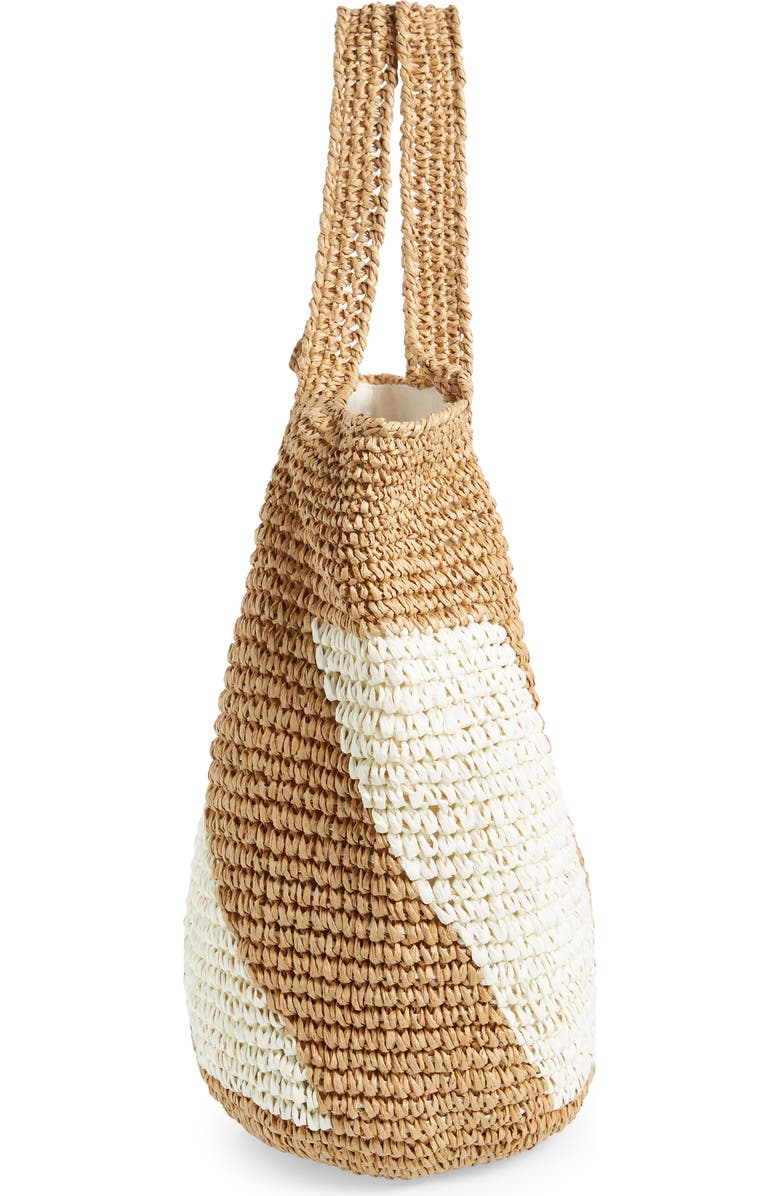 BTB Los Angeles Demi Diagonal Straw Shoulder Bag, Alternate, color,