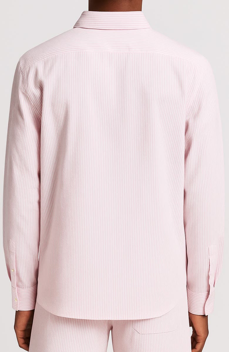 D.RT Stripe Oxford Shirt, Alternate, color, Pink