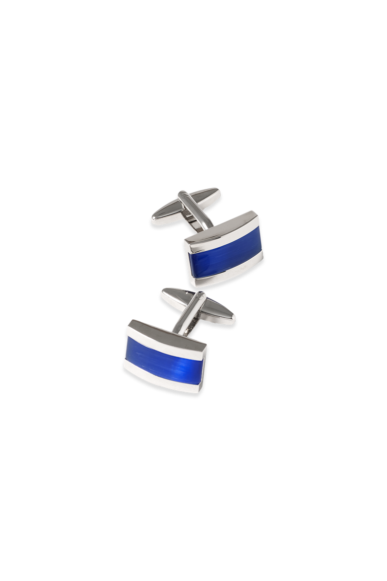 Semi Precious Stone Cufflink, Main, color, Blue