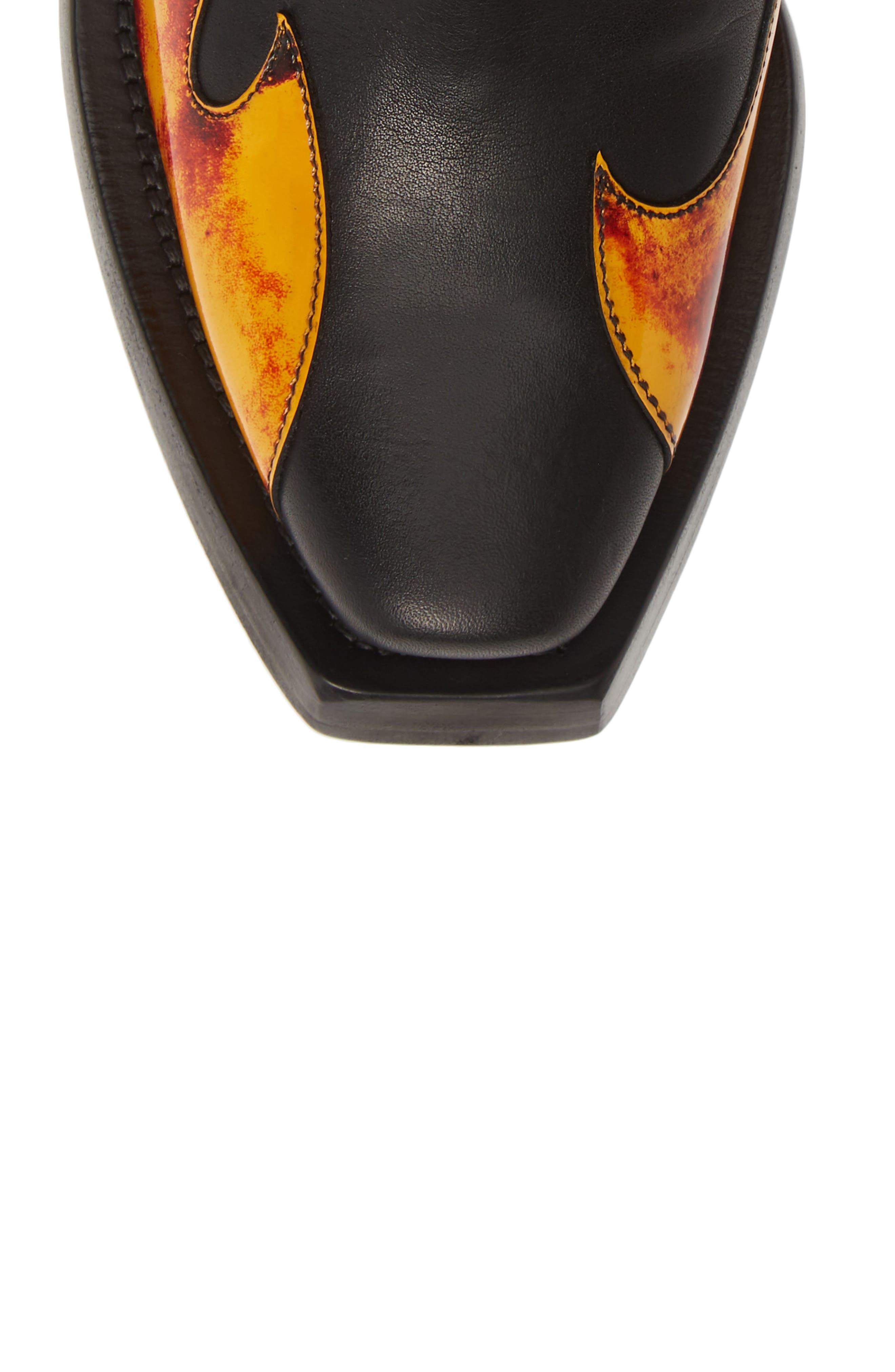 VETEMENTS Flame Cowboy Boot, Alternate, color, 