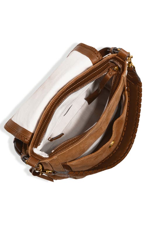 Aimee Kestenberg All For Love Convertible Leather Shoulder Bag In Brown