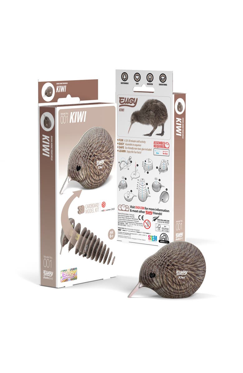 Eugy Puzzles Kiwi 3D Puzzle, Main, color,