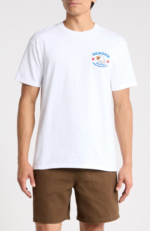 Great American Dream Cotton Graphic T-Shirt