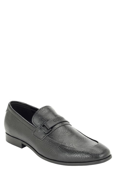 Vadrana Croc Embossed Loafer
