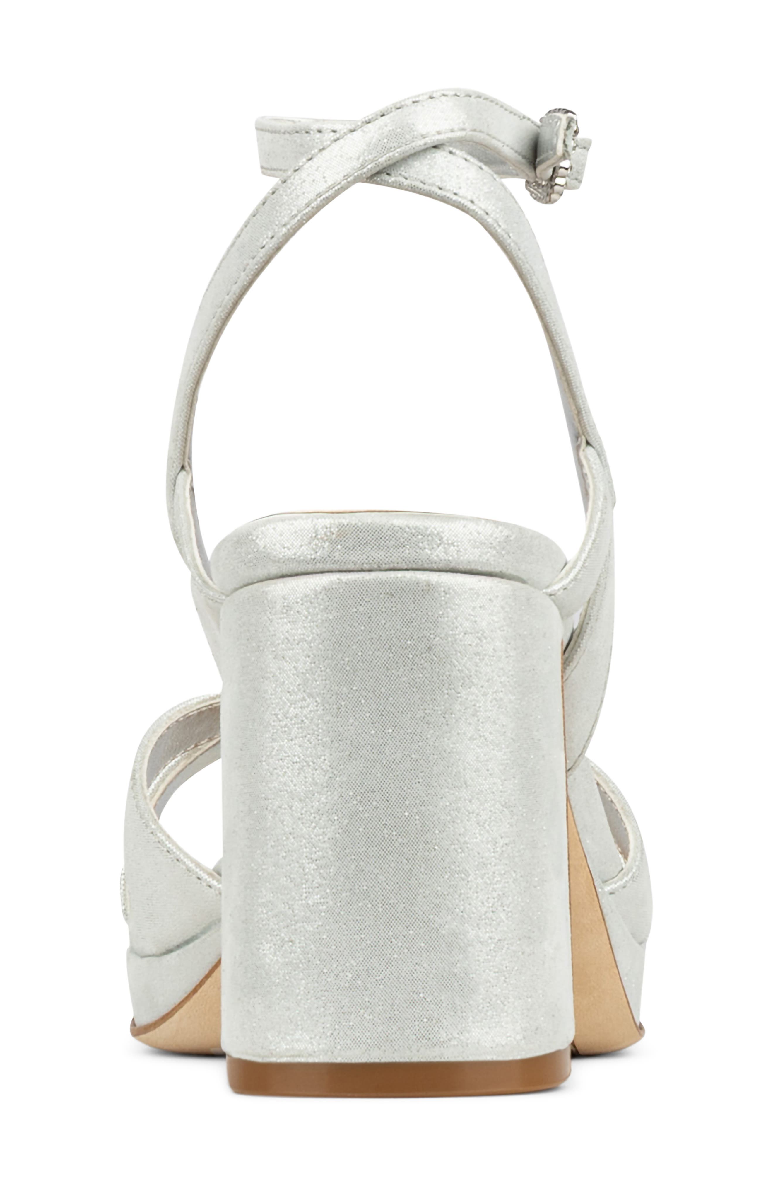 Pheebee Platform Sandal, Alternate, color, SILVER