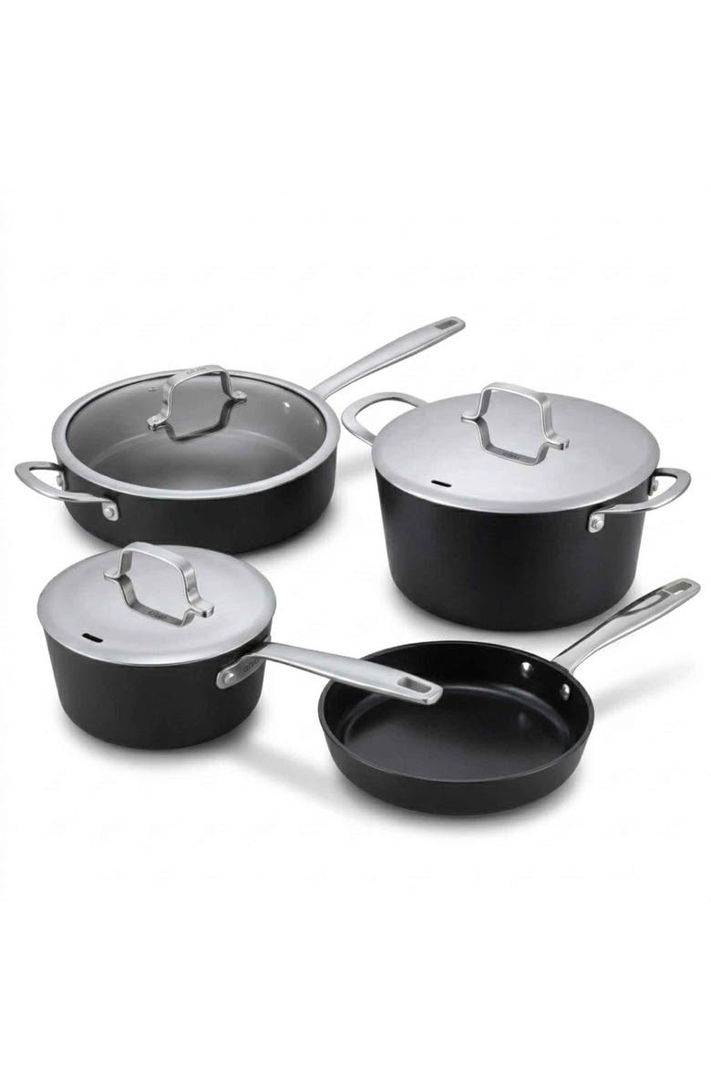 Alva Maestro 7-Piece Non-Toxic Cookware Set, Main, color, Black