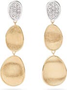 Marco Bicego Lunaria Diamond Drop Earrings