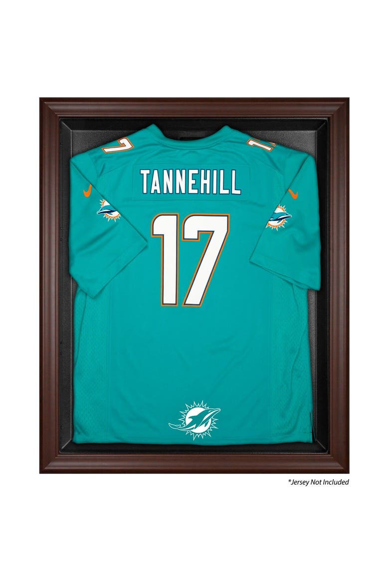 Miami Dolphins (2013-Present) Brown Framed Jersey Display Case, Main, color, Brown
