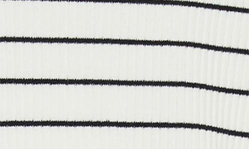 Tiny Tribe Kids' Stripe Rib Stretch Cotton T-shirt In Multi