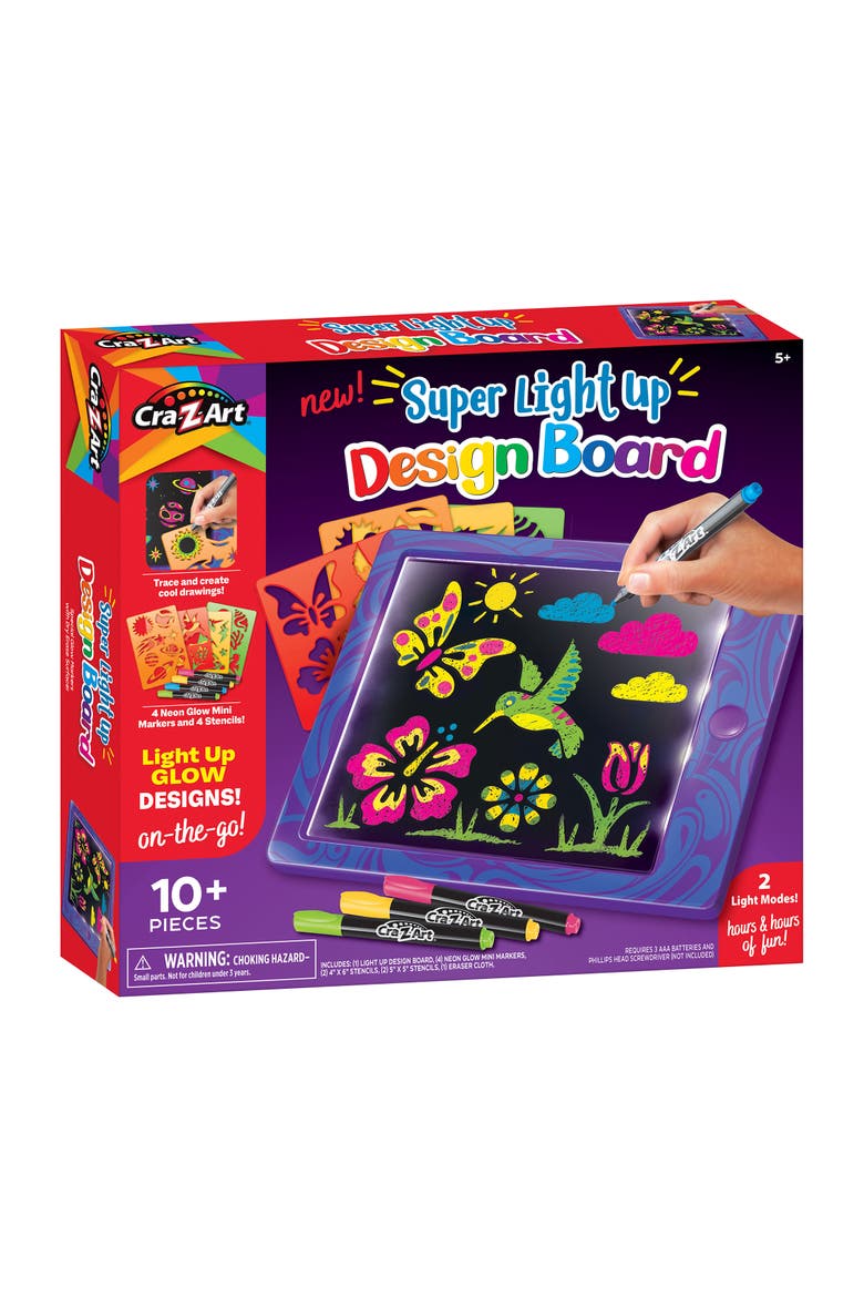 Super Lightup Design Board Art Kit, 10 Pieces, Main, color, Multicolored