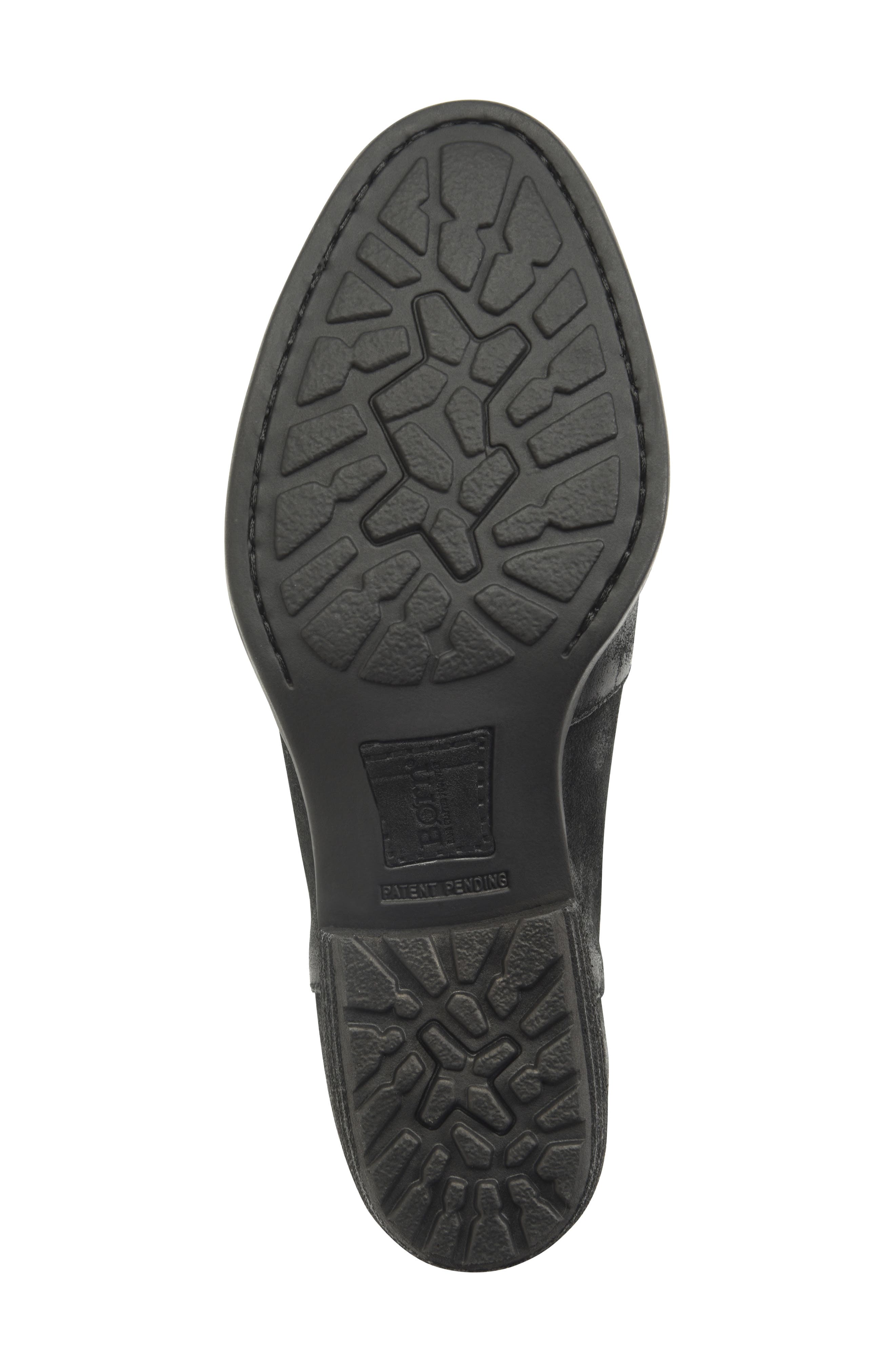 'Kerri' Bootie, Alternate, color, BLACK DISTRESSED LEATHER