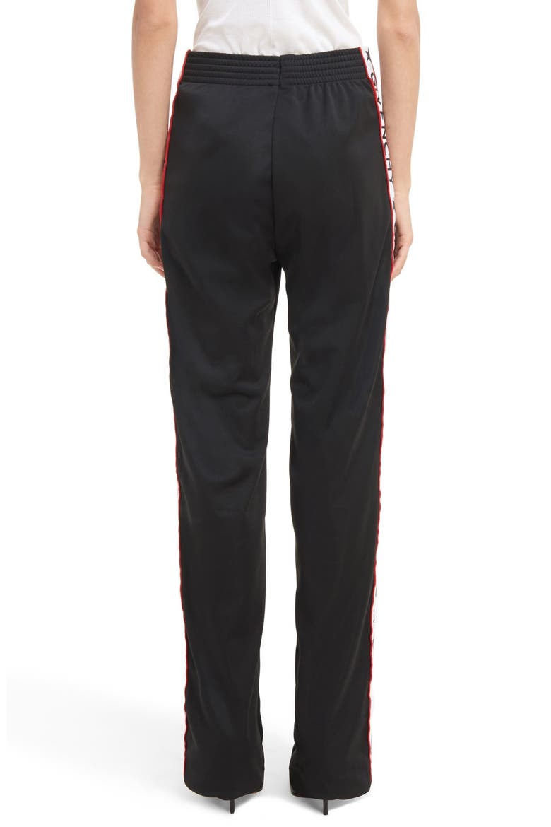 Logo Track Pants, Alternate, color, BLACK