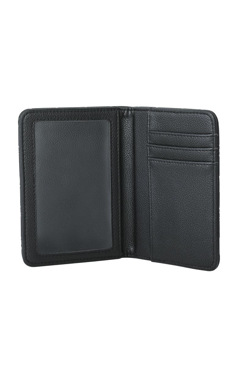 Hello Kitty Embossed Passport Holder, Alternate, color, Black