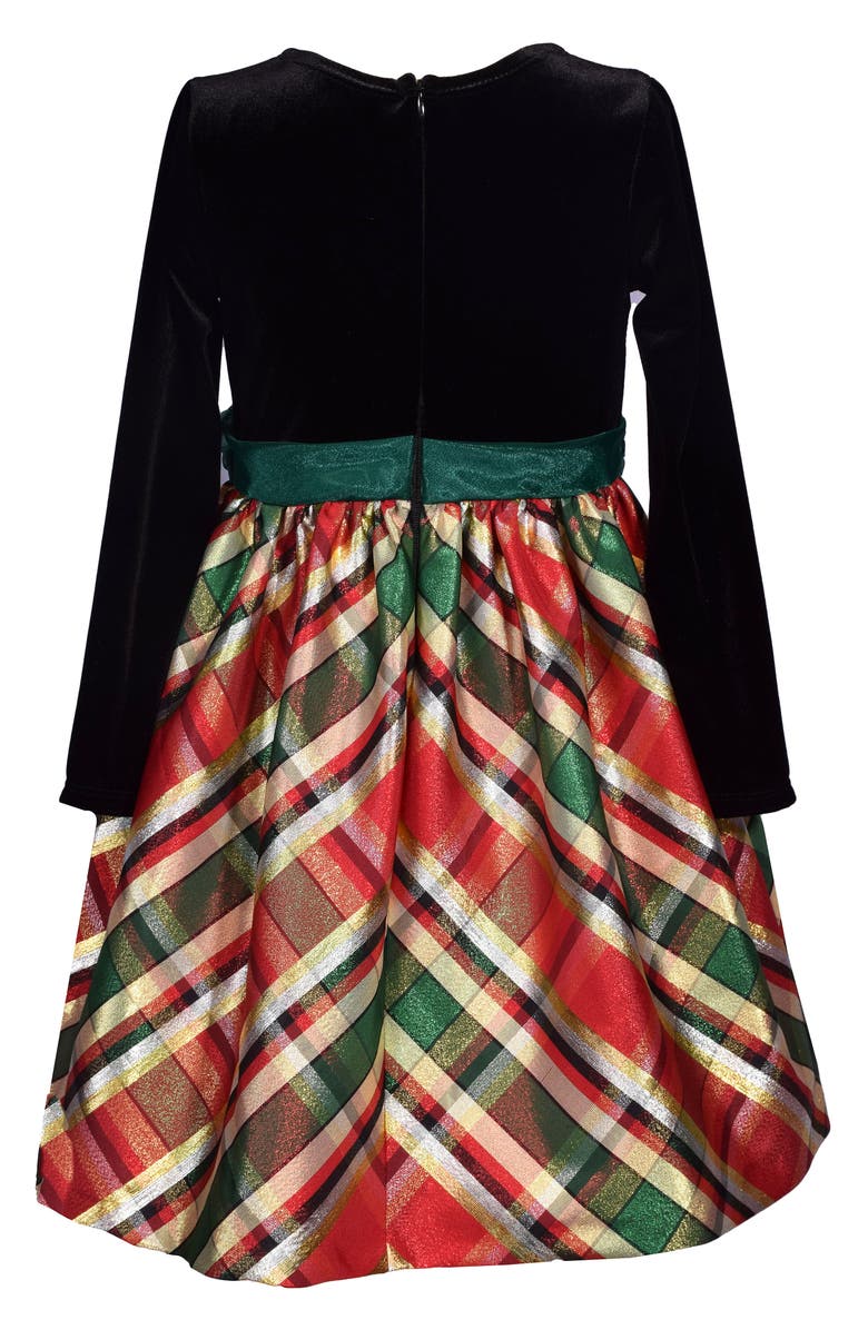 Iris & Ivy Kids' Plaid Fit & Flare Dress, Alternate, color, 