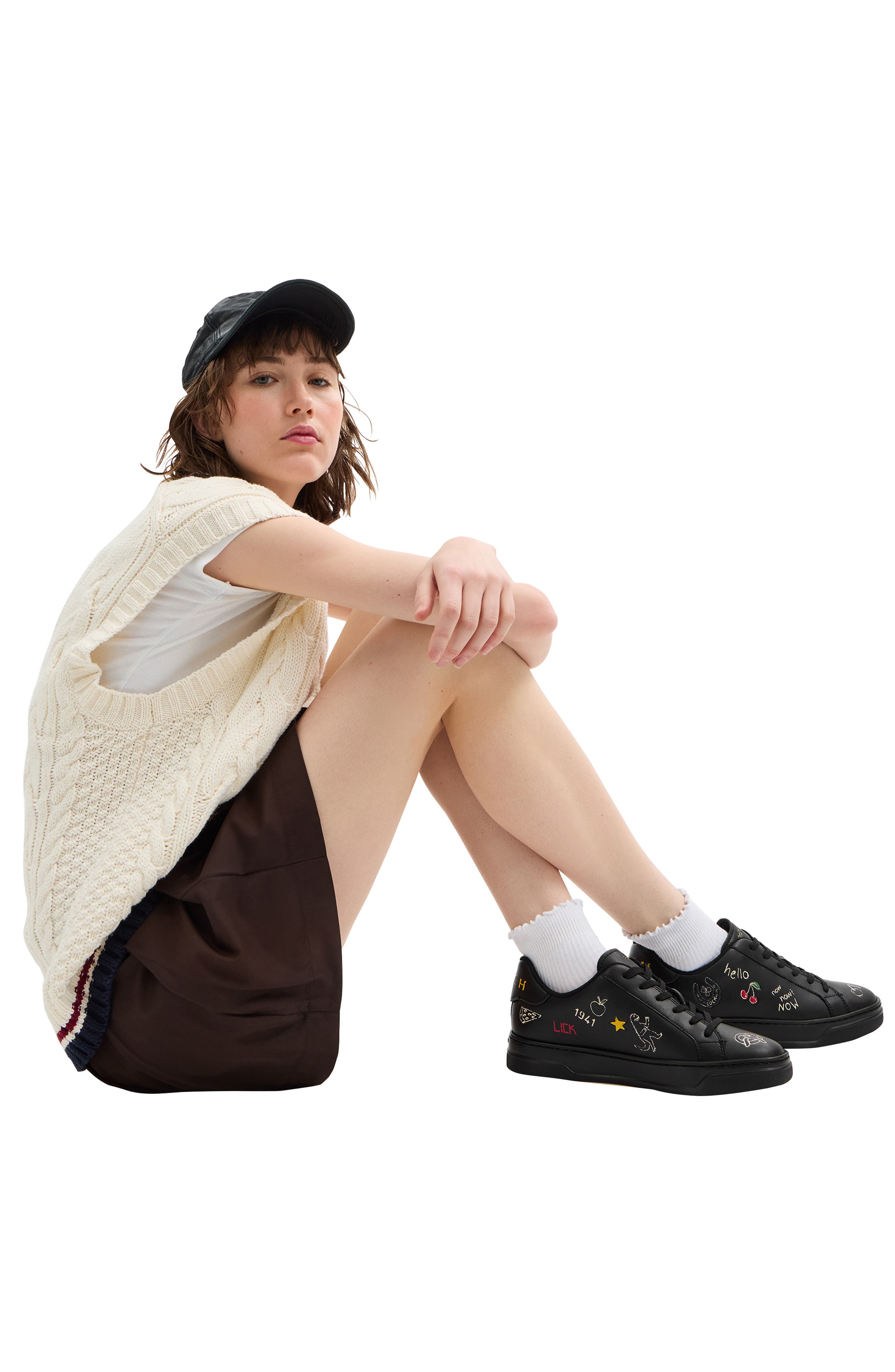 COACH High Line Sketch Sneaker, Alternate, color, 