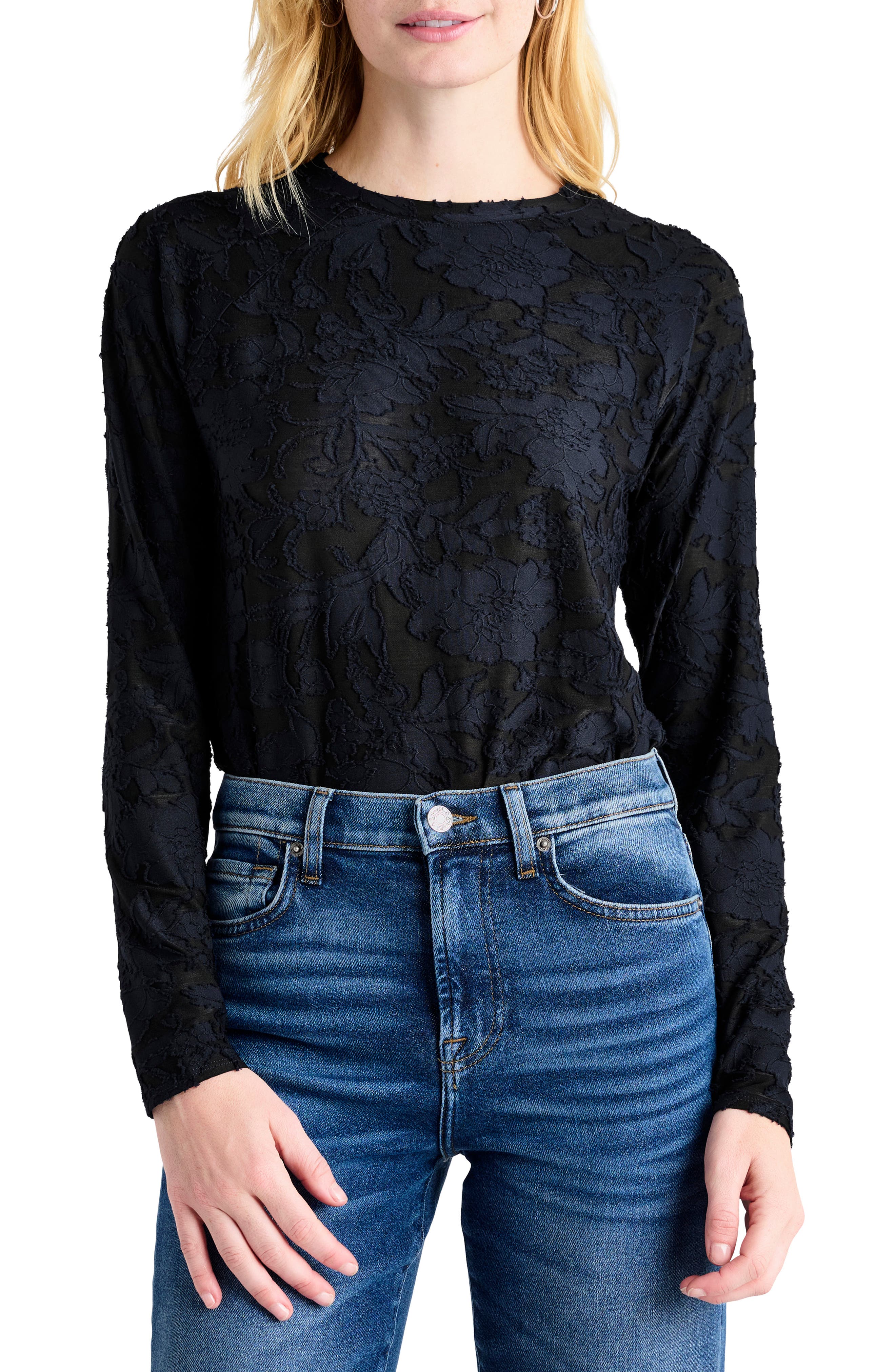 Splendid Cecelia Floral Long Sleeve Top