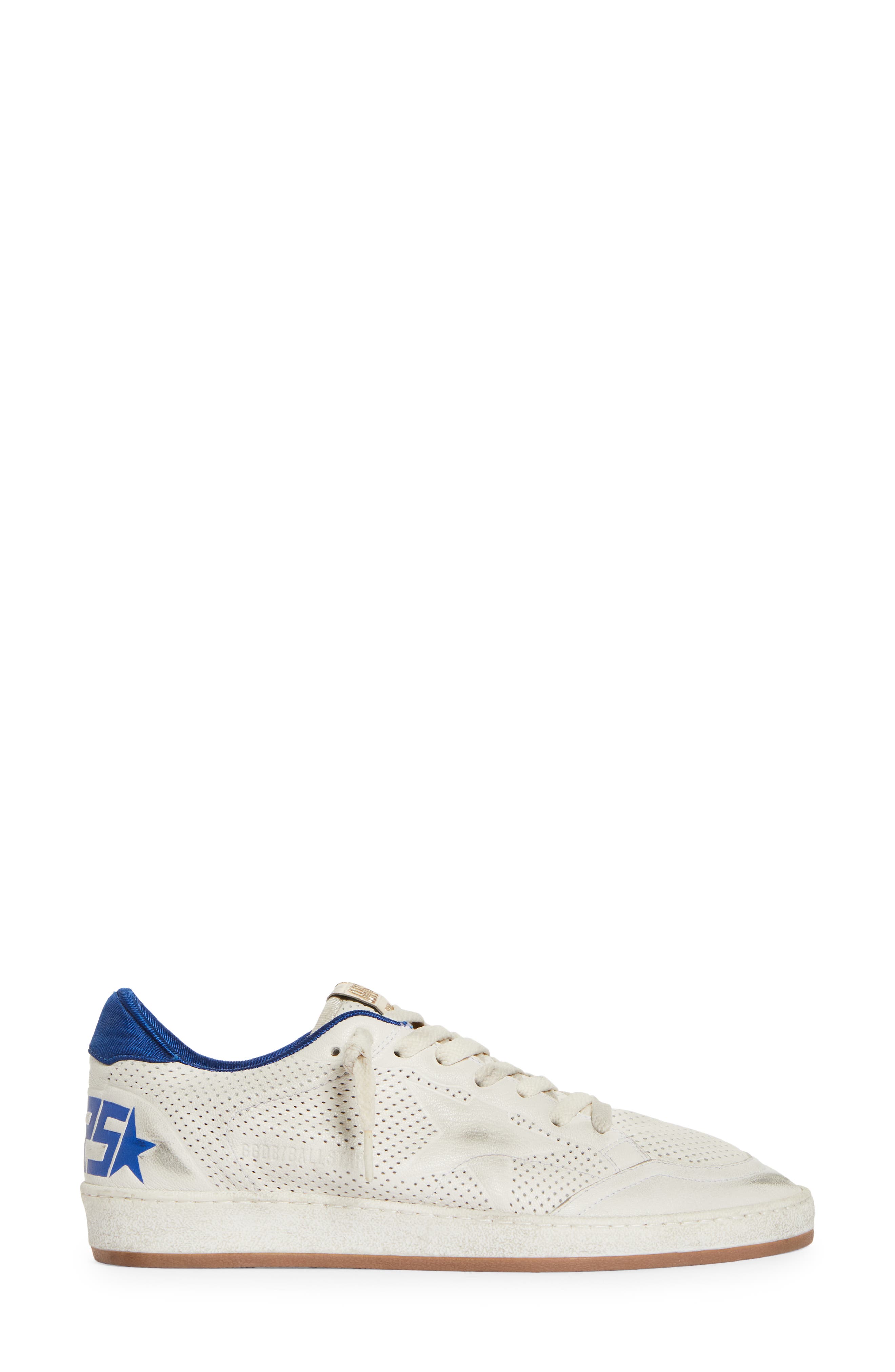 Golden Goose Ball Star Perforated Low Top Sneaker, Alternate, color, 