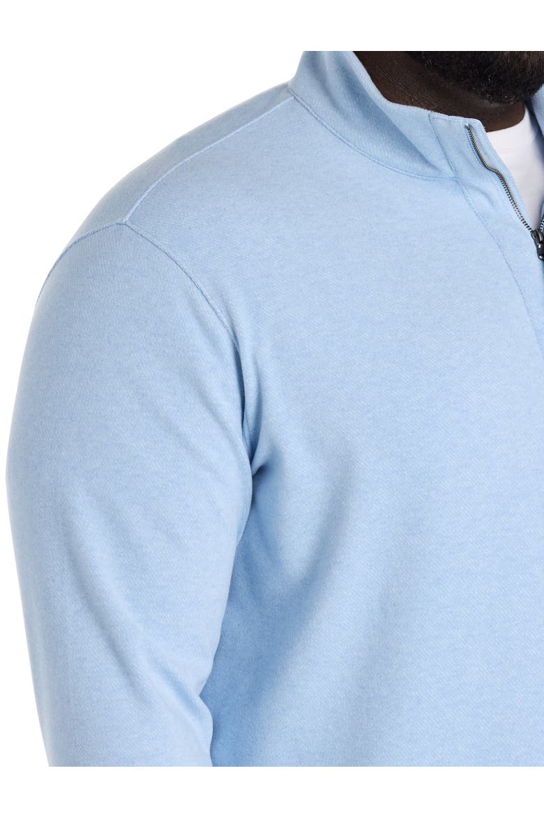 Big & Tall Calmwater 1/4-Zip Pullover, Alternate, color, JAKE BLUE