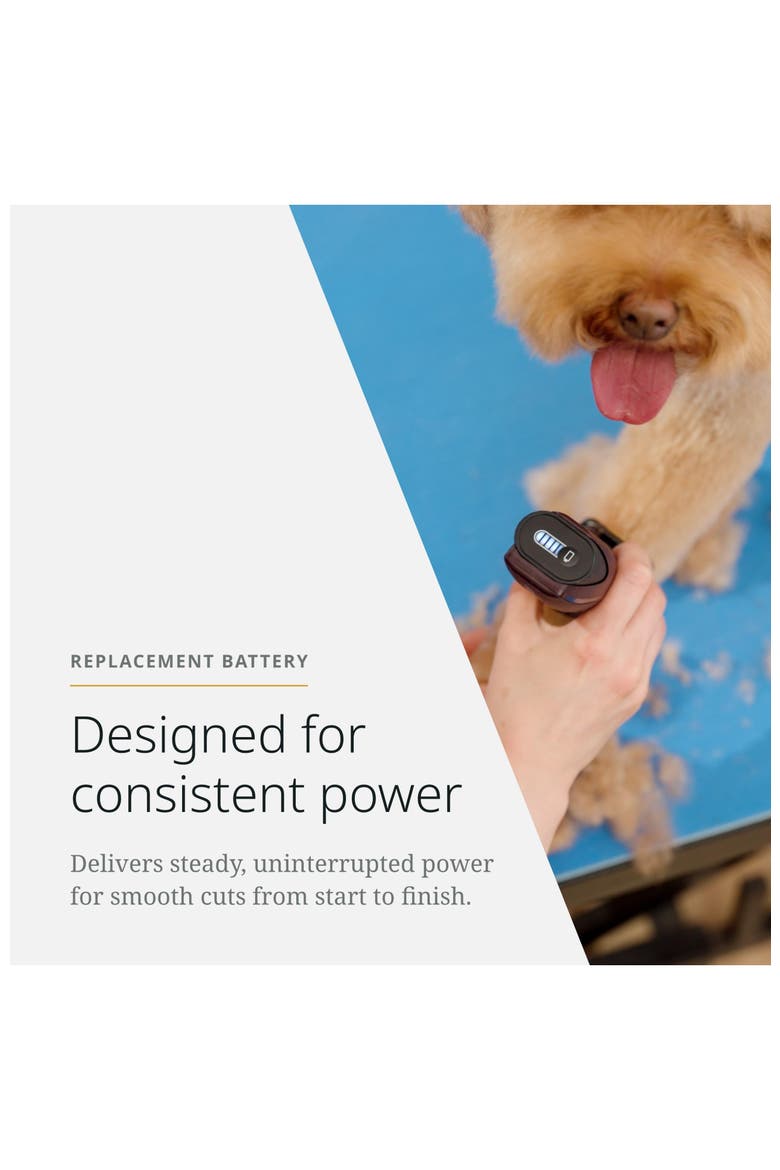 Replacement Battery for Cat and Dog Clippers, Alternate, color, Black