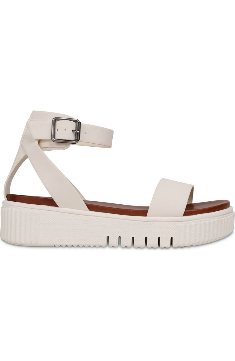 MIA Lunna Platform Ankle Strap Sandal, Alternate, color, Ice Burnis