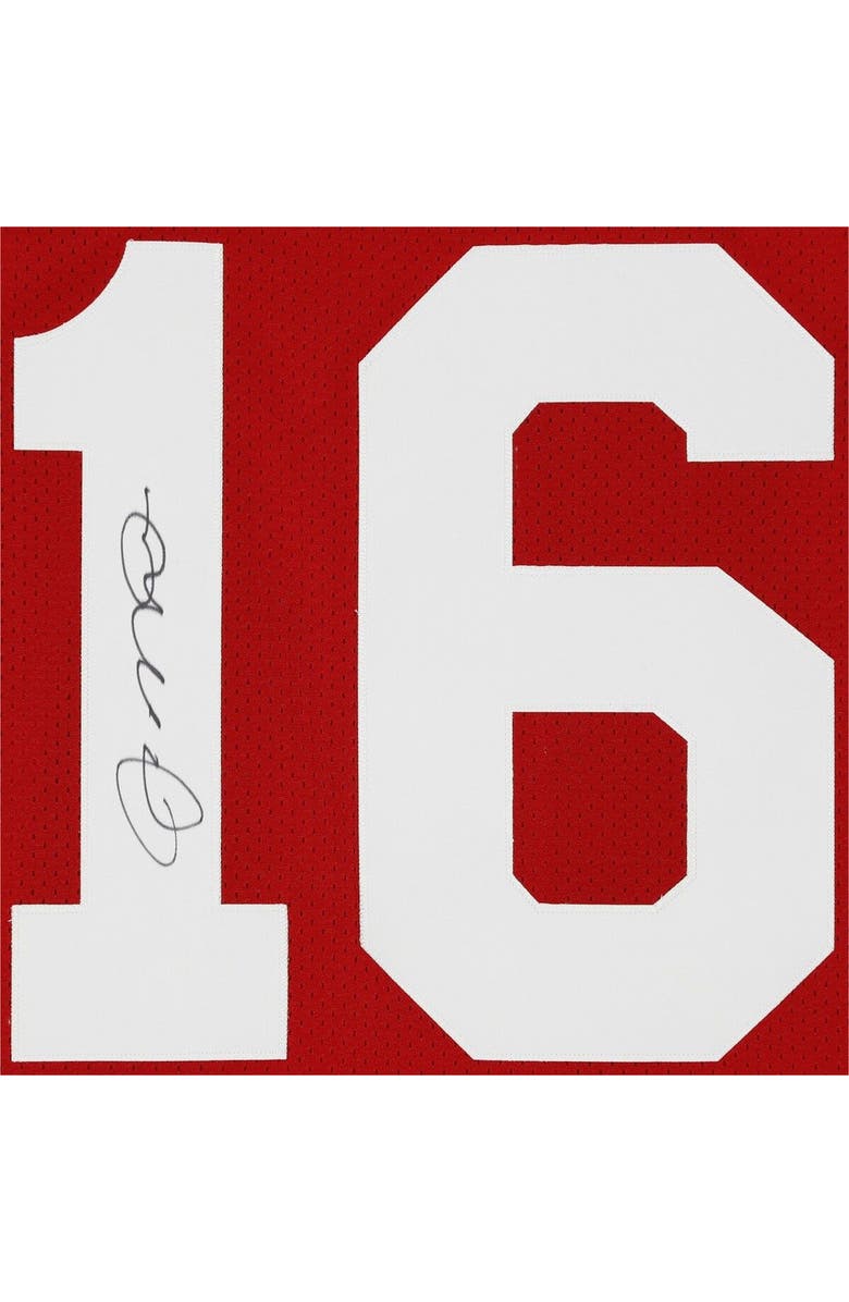 FANATICS AUTHENTIC Joe Montana San Francisco 49ers Autographed Mitchell & Ness Red Authentic Jersey, Alternate, color, 
