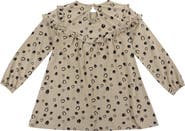 Turtledove London Kids Organic Cotton Equestrian Print Dress